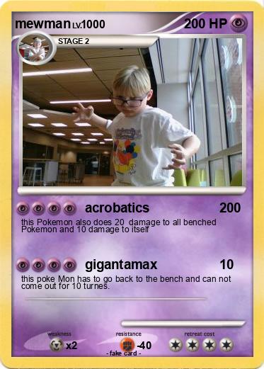 Pokemon mewman