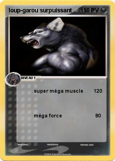 Pokemon loup-garou surpuissant