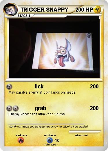 Pokemon TRIGGER SNAPPY