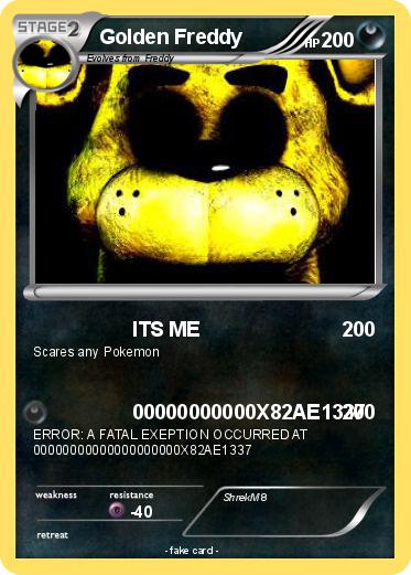 Pokemon Golden Freddy