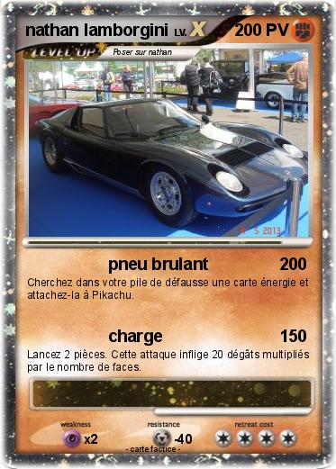 Pokemon nathan lamborgini