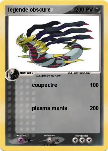 Pokemon legende obscure