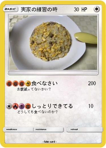 Pokemon 実家の練習の時