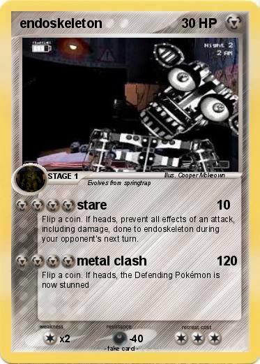 Pokemon endoskeleton