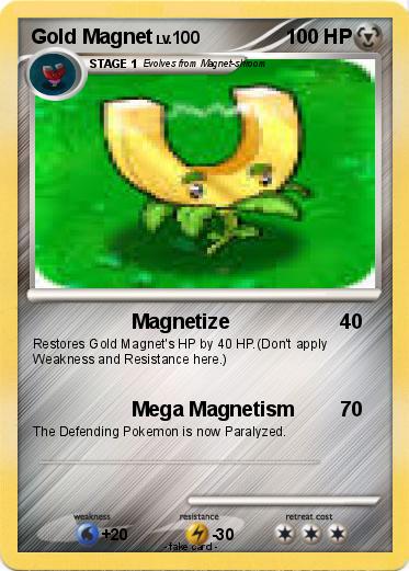 Pokemon Gold Magnet
