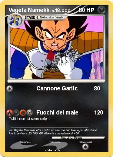 Pokemon Vegeta Namekk