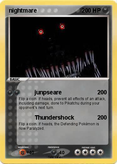 Pokemon nightmare