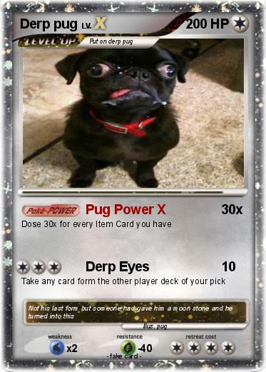 Pokemon Derp pug