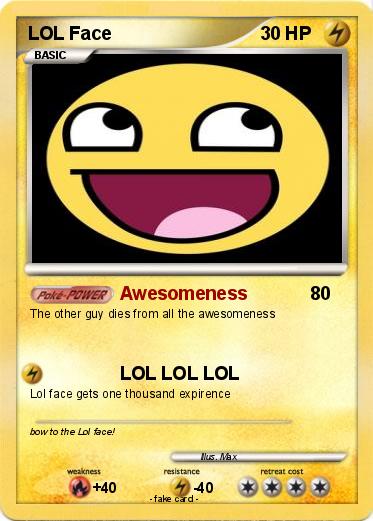 Pokemon LOL Face