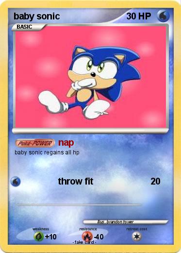 Pokemon baby sonic