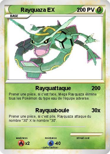 Pokemon Rayquaza EX