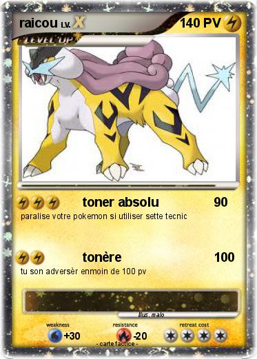 Pokemon raicou