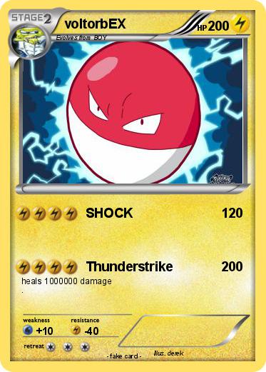 Pokemon voltorbEX