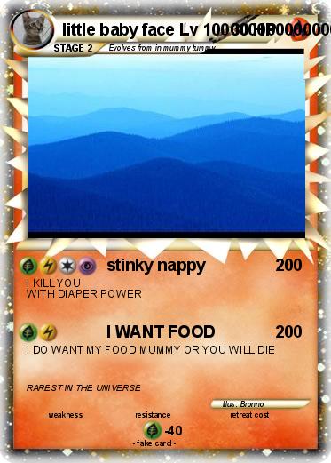 Pokemon little baby face Lv 1000000000000000000000