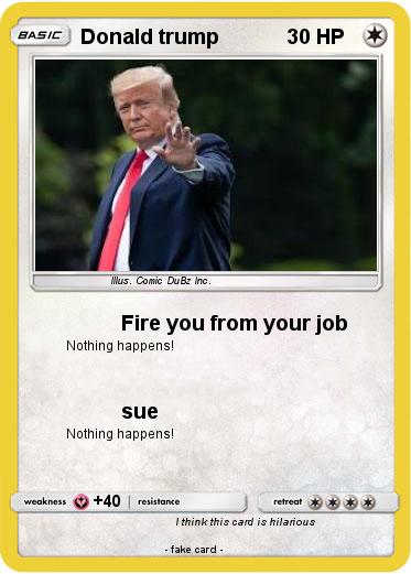 Pokemon Donald trump