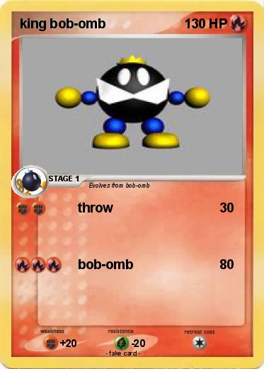 Pokemon king bob-omb