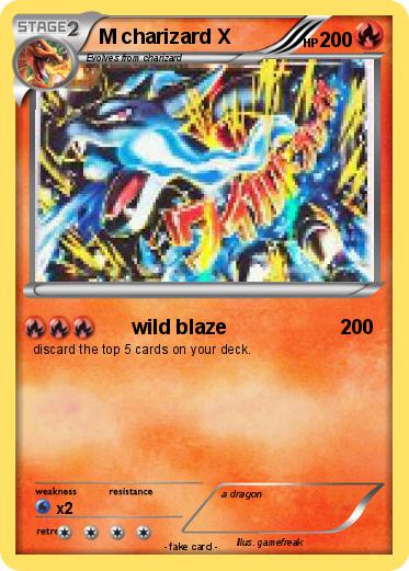 Pokemon M charizard X
