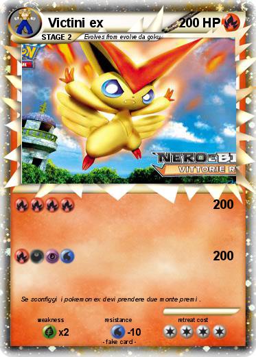 Pokemon Victini ex