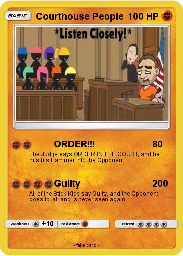 Pokemon Courthouse People