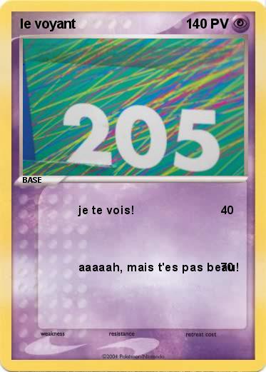 Pokemon le voyant