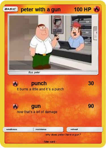Pokemon peter with a gun