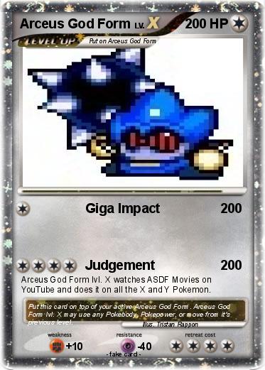 Pokemon Arceus God Form