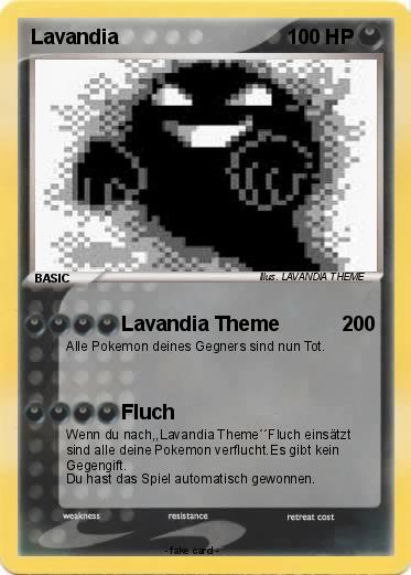 Pokemon Lavandia