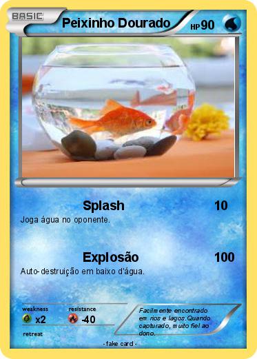 Pokemon Peixinho Dourado