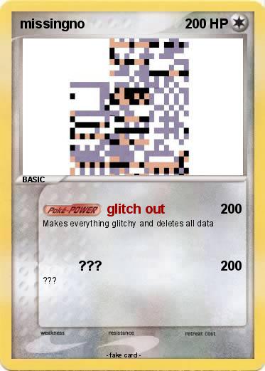 Pokemon missingno