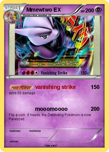 Pokemon Mmewtwo EX