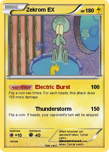 Pokemon Zekrom EX