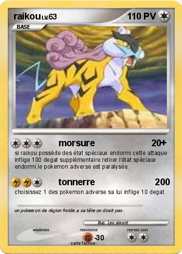 Pokemon raikou