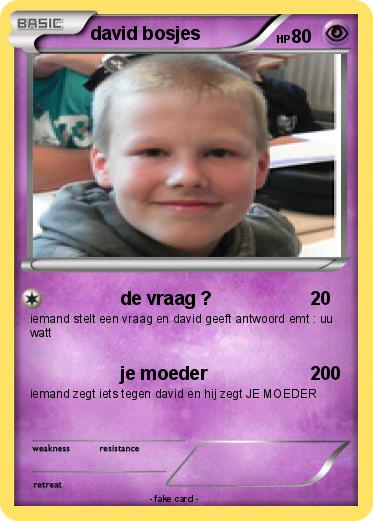 Pokemon david bosjes