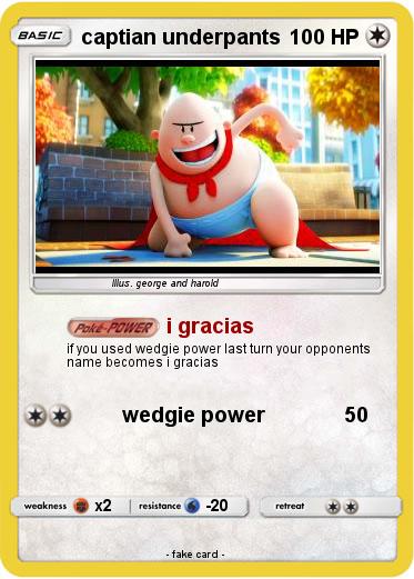 Pokemon captian underpants