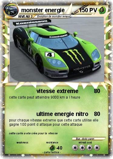 Pokemon monster energie