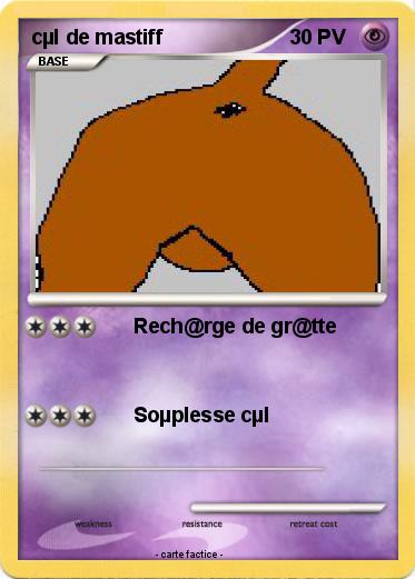 Pokemon cµl de mastiff