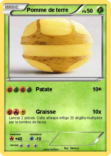 Pokemon Pomme de terre