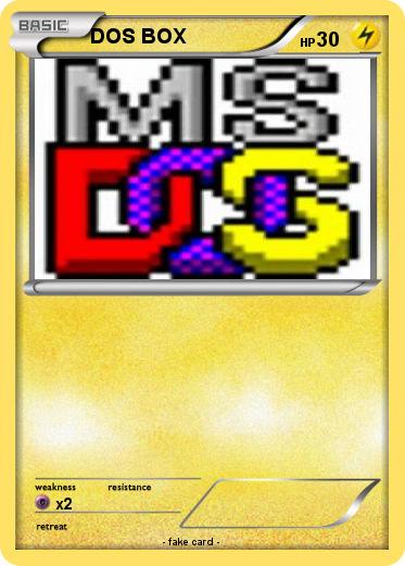 Pokemon DOS BOX