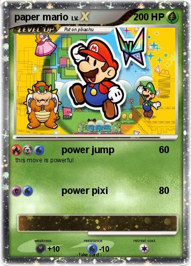 Pokemon paper mario