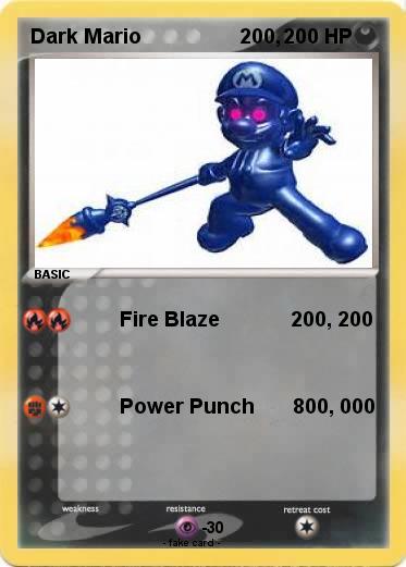 Pokemon Dark Mario                  200,