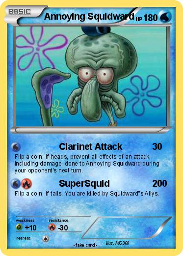 Pokemon Annoying Squidward