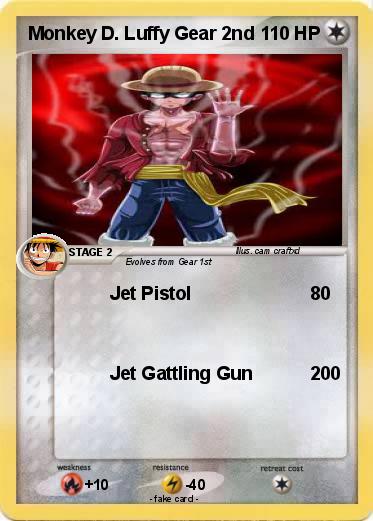 Pokemon Monkey D. Luffy Gear 2nd