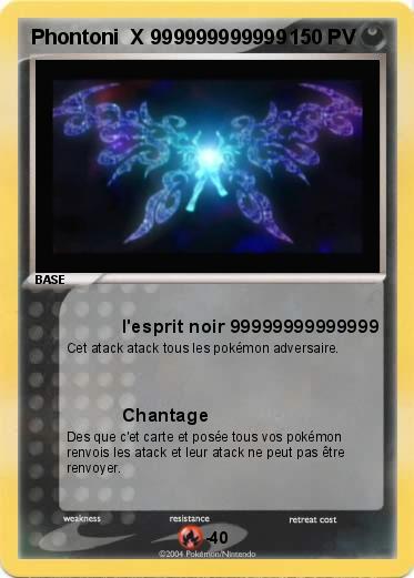 Pokemon Phontoni  X 999999999999