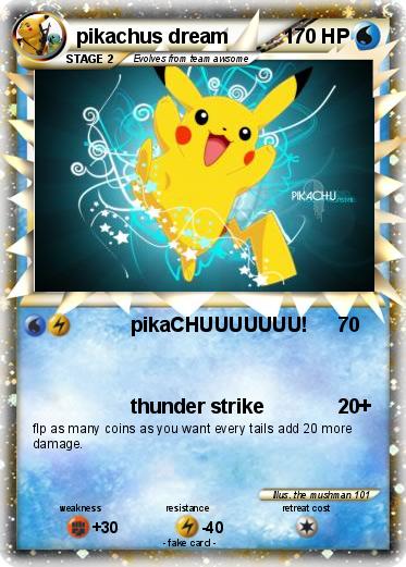 Pokemon pikachus dream