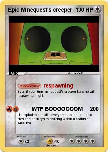 Pokemon Epic Minequest's creeper