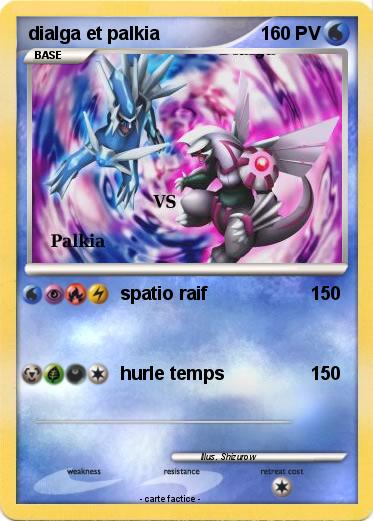 Pokemon dialga et palkia
