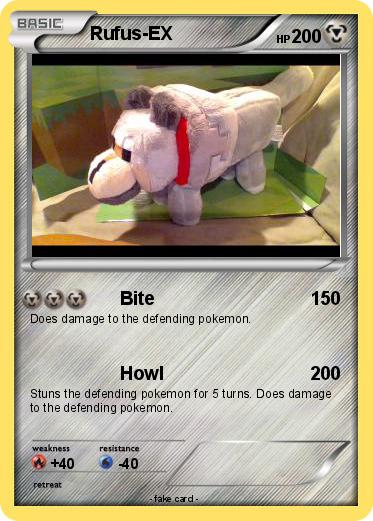 Pokemon Rufus-EX