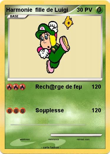 Pokemon Harmonie  fille de Luigi
