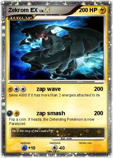 Pokemon Zekrom EX