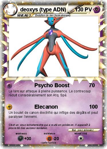 Pokemon deoxys (type ADN)
